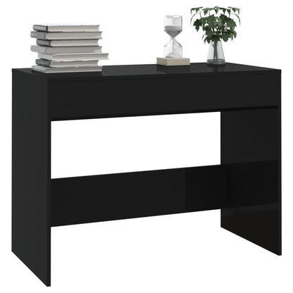 Bureau Noir 101x50x76,5 cm Bois composite