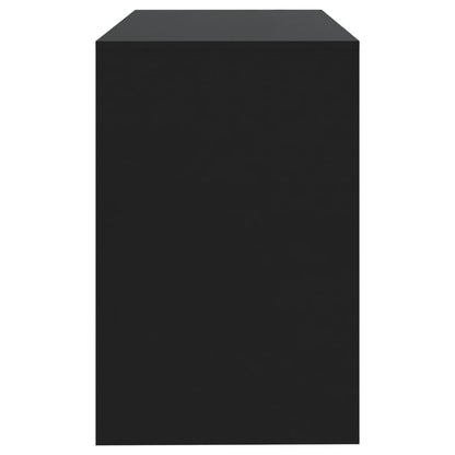 Bureau Noir 101x50x76,5 cm Bois composite