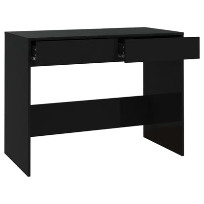 Bureau Noir 101x50x76,5 cm Bois composite