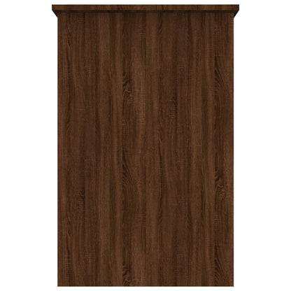 Bureau Chêne Brun 100x50x76 cm Bois Contrecollé