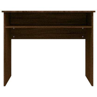 Desk Brown Oak 90x50x74 cm Engineered Wood