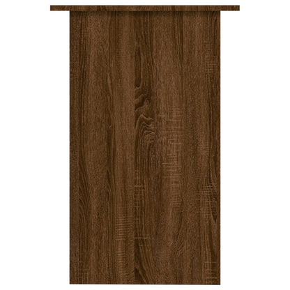 Desk Brown Oak 90x50x74 cm Engineered Wood