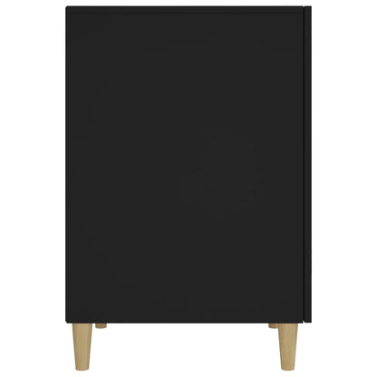 Desk Black 140x50x75 cm Engineered Wood