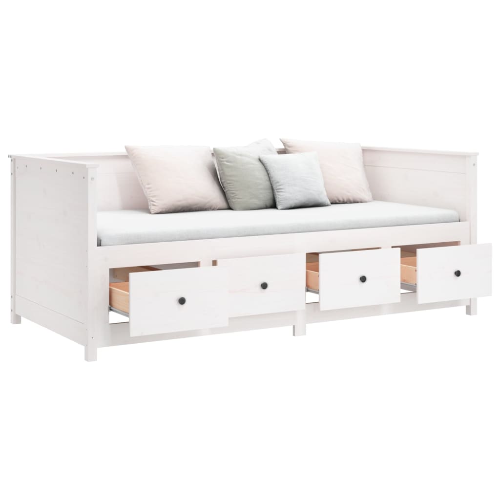 Day Bed Without Mattress Small Single Solid Wood Pine