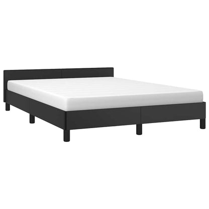 Bed Frame Without Mattress 135X190Cm Double Faux Leather
