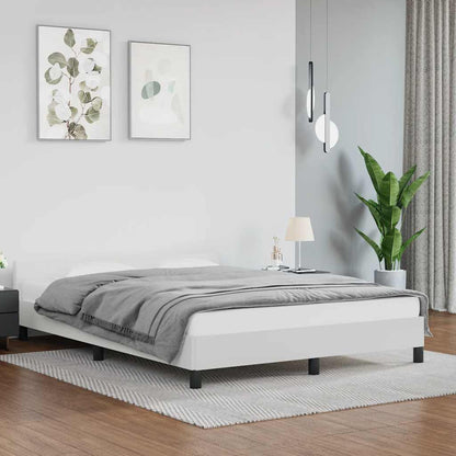 Bed Frame Without Mattress 135X190Cm Double Faux Leather