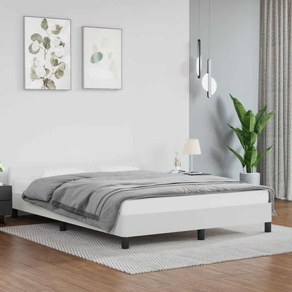 Bed Frame Without Mattress 135X190Cm Double Faux Leather