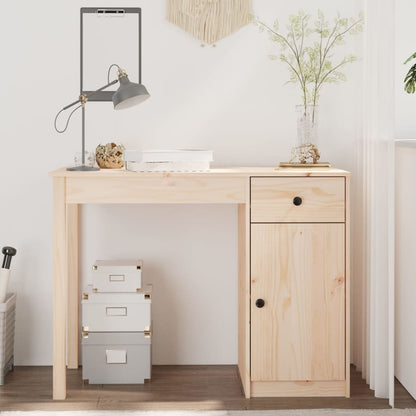 Bureau 100x50x75 cm Bois Massif Pin