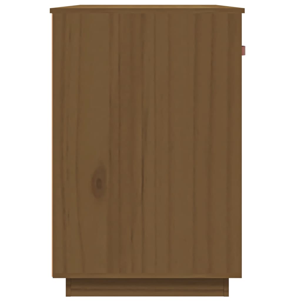 Desk Honey Brown 95x50x75 cm Solid Wood Pine