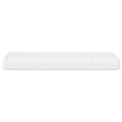 Foam Mattress White 90X190 Cm Hardness H2 H3