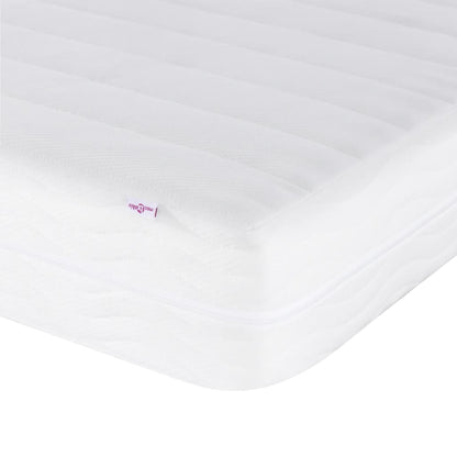 Foam Mattress White 90X190 Cm Hardness H2 H3