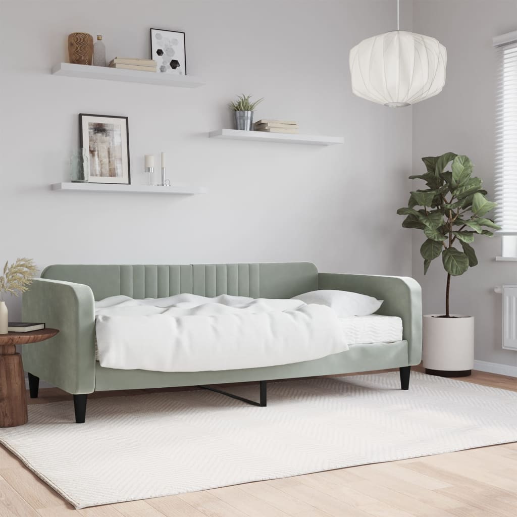 Day Bed 90X190 Cm Single Velvet