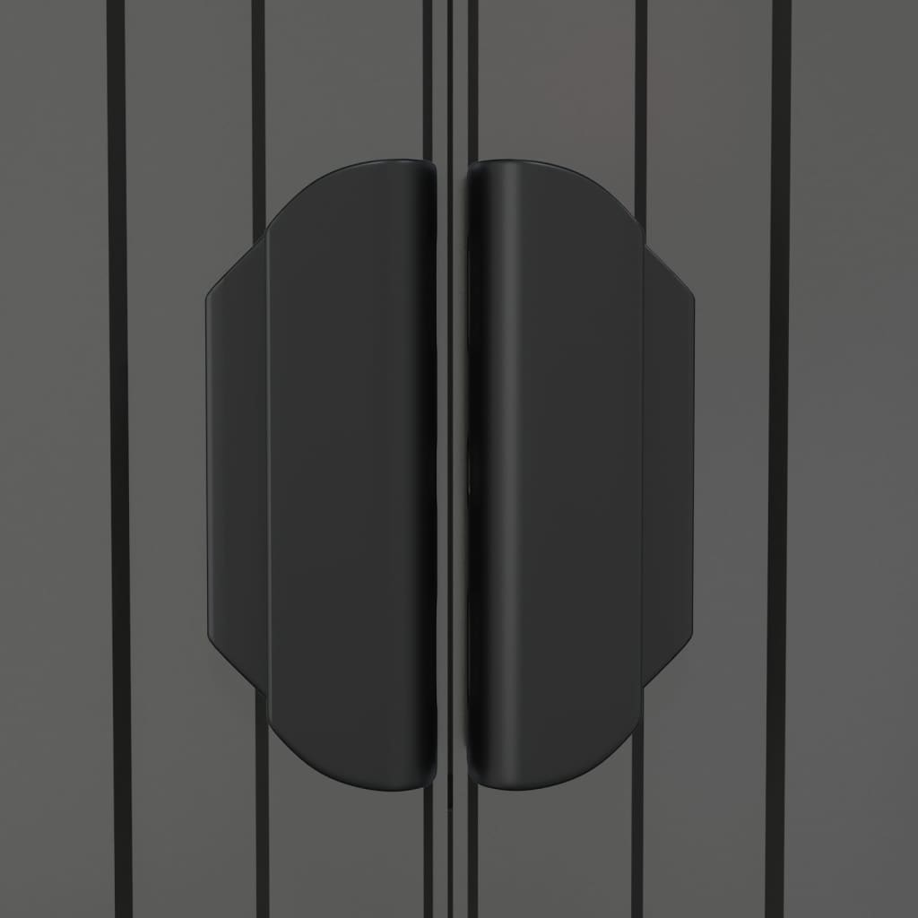 Garden Shed Light Grey Galvanised Steel