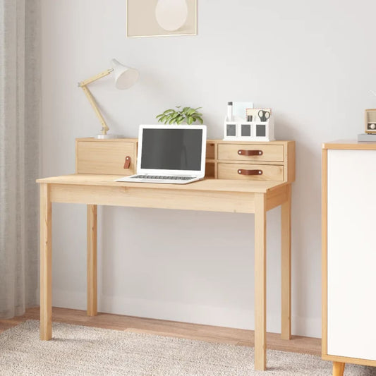 Bureau 110x50x93 cm Bois Massif Pin