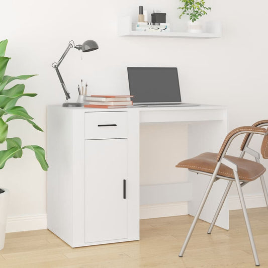 Escritorio Blanco 100x49x75 cm Madera Ingenierizada