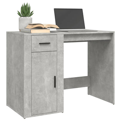 Escritorio Hormigón Gris 100x49x75 cm Madera Ingeniosa