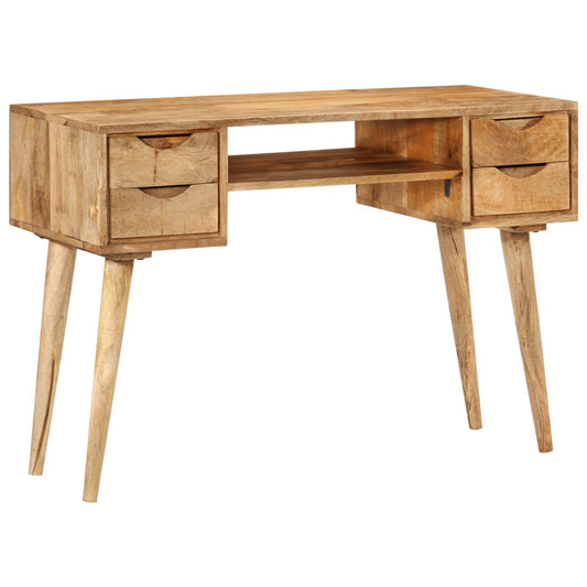 Escritorio con Cajones 110x47x76 cm Madera Maciza Mango