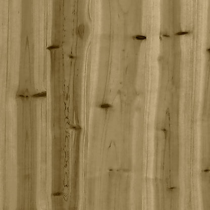 Parque infantil exterior de madera de pino impregnada