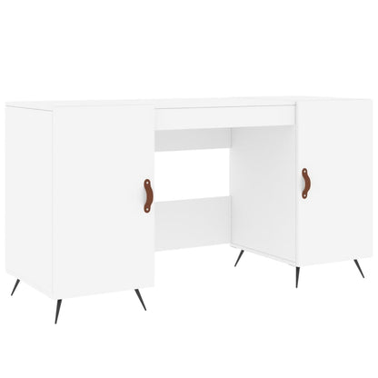 Bureau Blanc 140x50x75 cm Bois composite