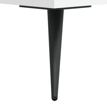 Bureau Blanc 140x50x75 cm Bois composite