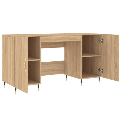 Desk Sonoma Oak 140x50x75 cm Engineered Wood