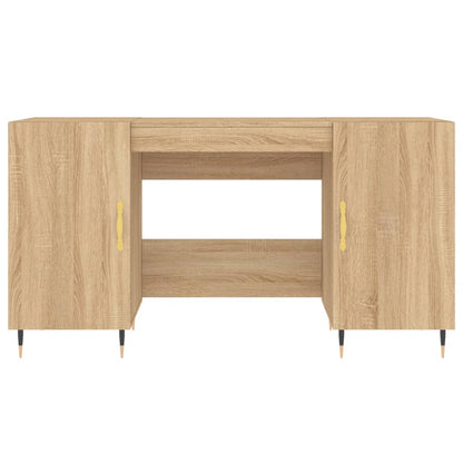 Desk Sonoma Oak 140x50x75 cm Engineered Wood