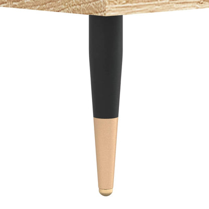Desk Sonoma Oak 140x50x75 cm Engineered Wood