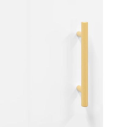 Desk High Gloss White 140x50x75 cm Engineered Wood