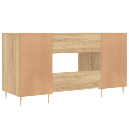Desk Sonoma Oak 140x50x75 cm Engineered Wood