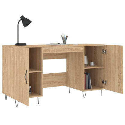 Desk Sonoma Oak 140x50x75 cm Engineered Wood