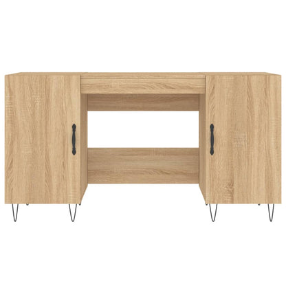 Desk Sonoma Oak 140x50x75 cm Engineered Wood