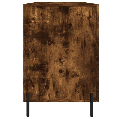 Bureau Chêne fumé 140x50x75 cm Bois composite