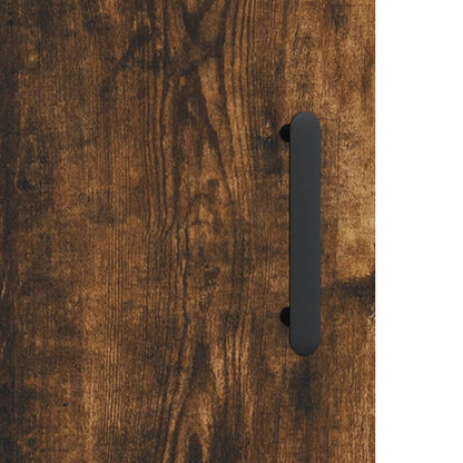 Bureau Chêne fumé 140x50x75 cm Bois composite