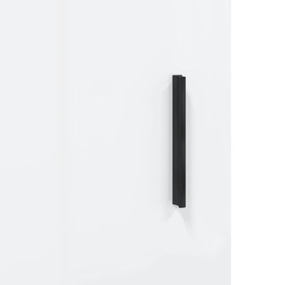 Desk High Gloss White 140x50x75 cm Engineered Wood