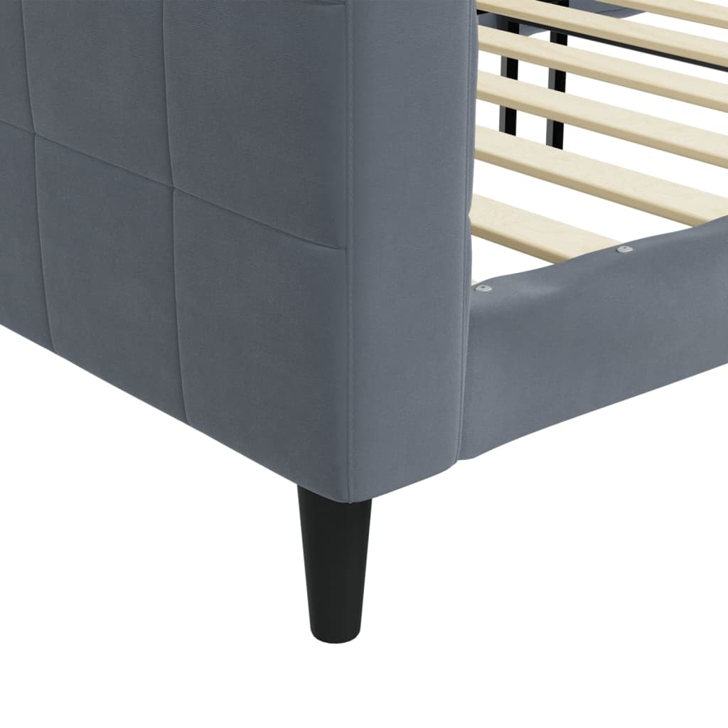 Day Bed 90X190 Cm Single Velvet