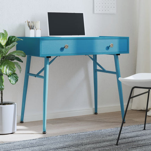 Computer Desk with Drawer Antique Green 90x50x76.5 cm