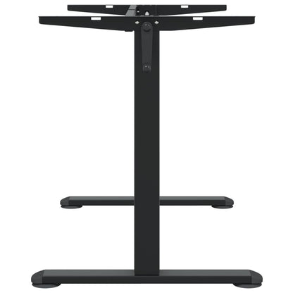 Cadre de bureau debout noir (94-135)x60x(70-114) cm en acier
