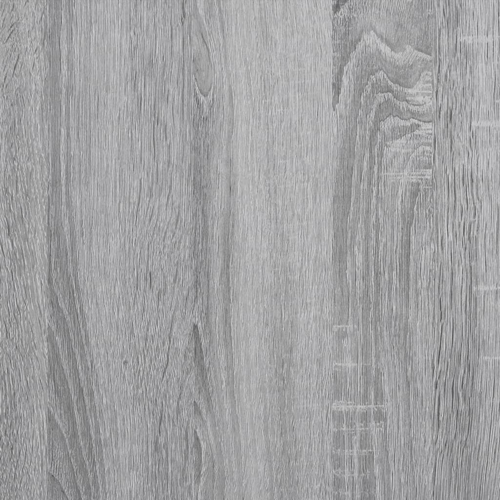Desk Grey Sonoma 120x50x75 cm Metal and Engineered Wood