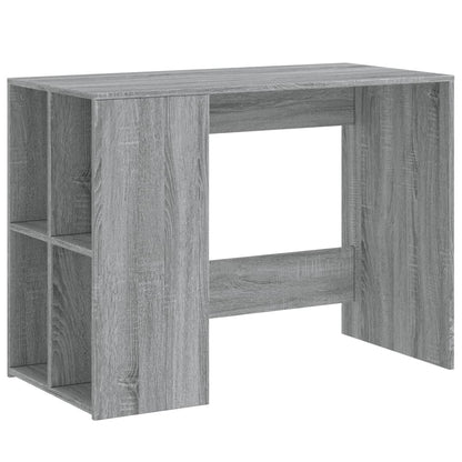 Escritorio Sonoma Gris 102x50x75 cm Madera Ingenierizada