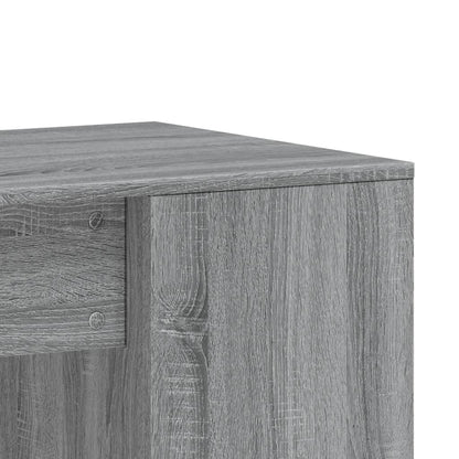 Escritorio Sonoma Gris 102x50x75 cm Madera Ingenierizada