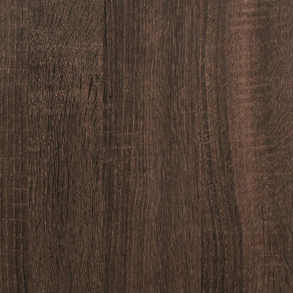 Desk Brown Oak 140x50x75 cm Engineered Wood