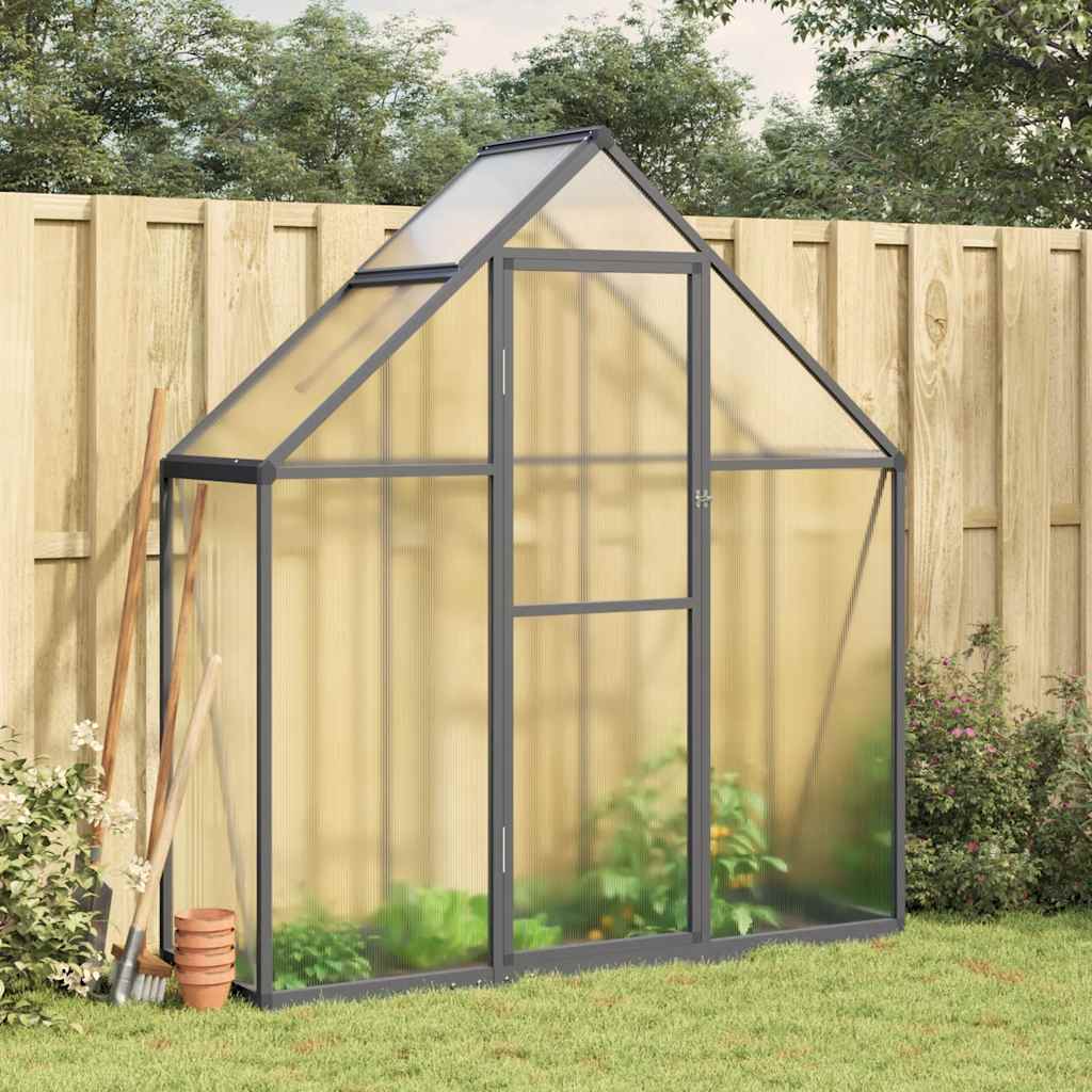 Greenhouse With Base Frame Aluminium