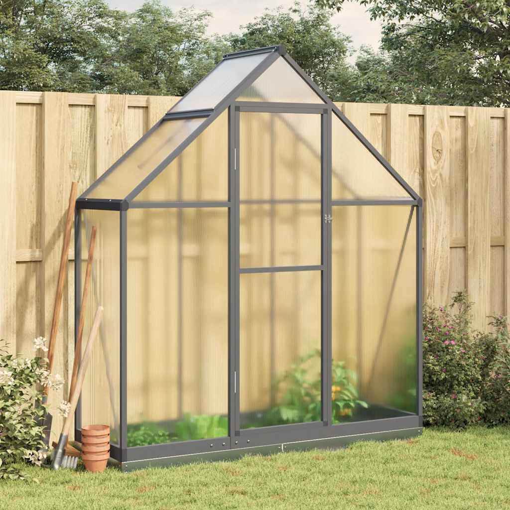 Greenhouse With Base Frame Aluminium