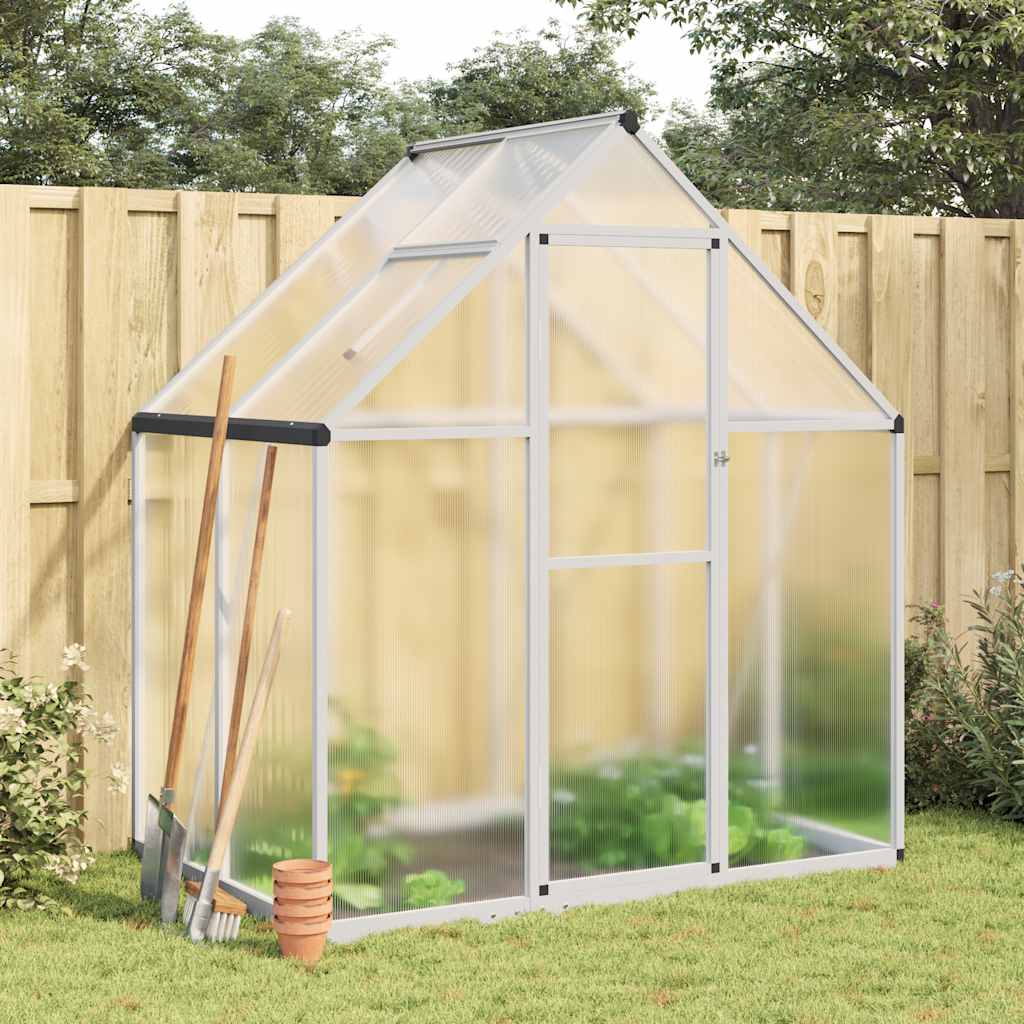 Greenhouse With Base Frame Aluminium