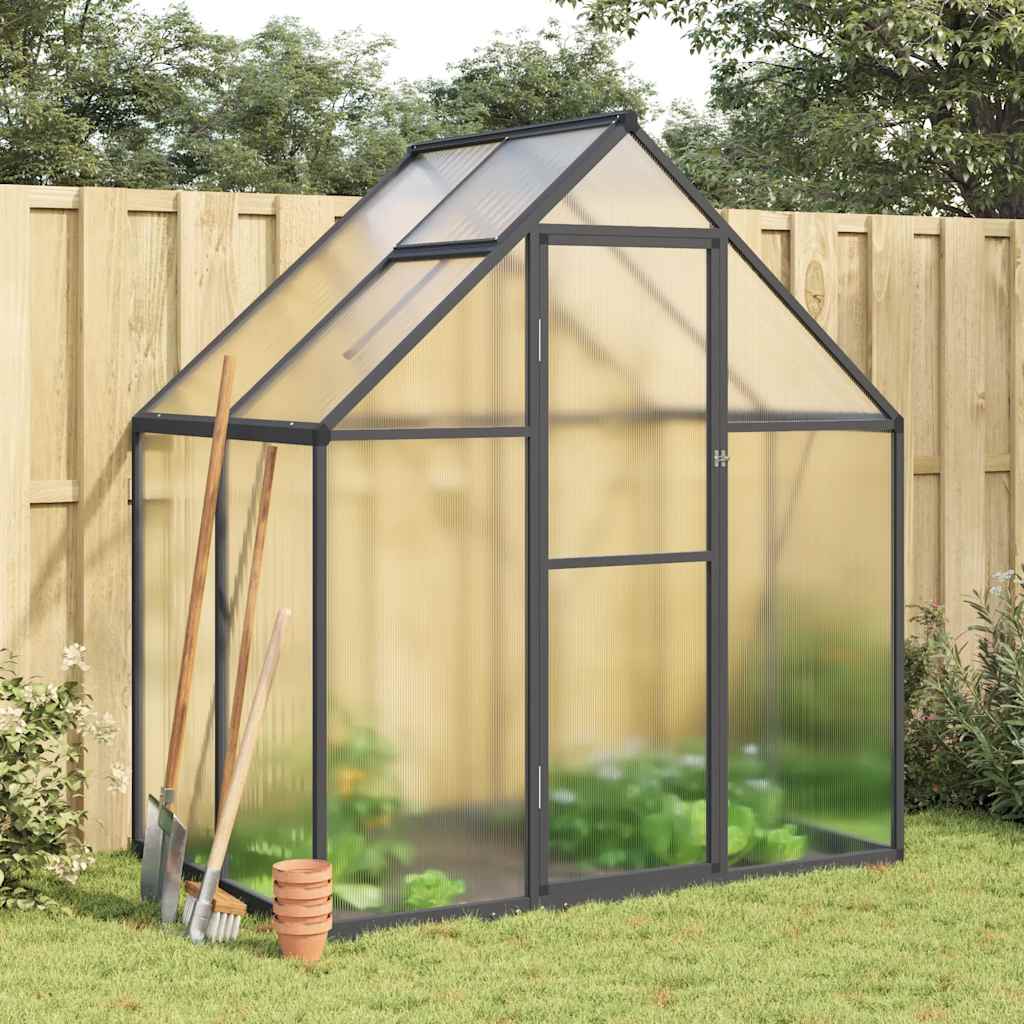 Greenhouse With Base Frame Aluminium