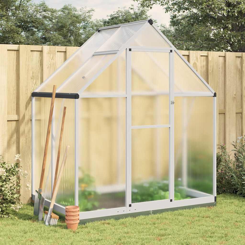 Greenhouse With Base Frame Aluminium