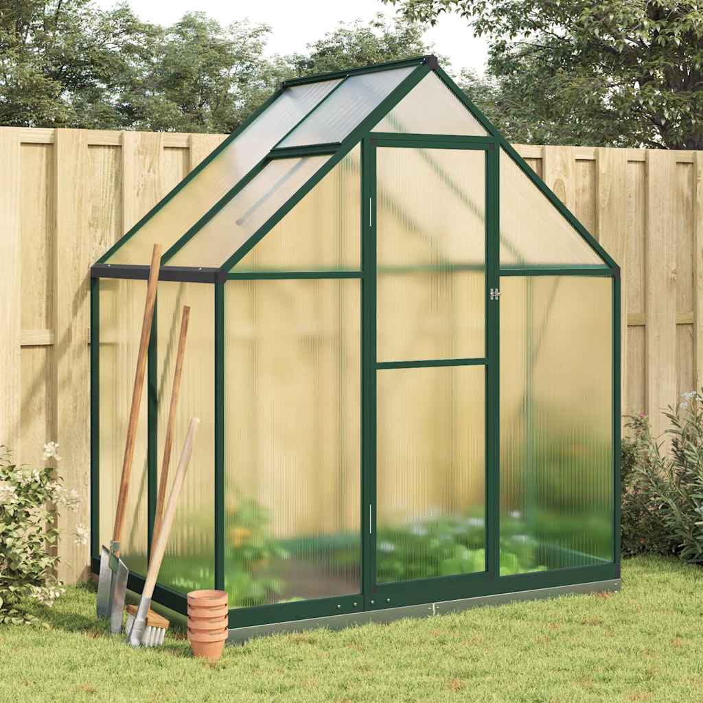 Greenhouse With Base Frame Aluminium