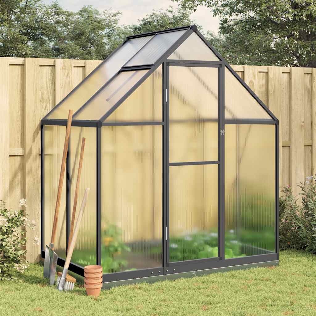 Greenhouse With Base Frame Aluminium