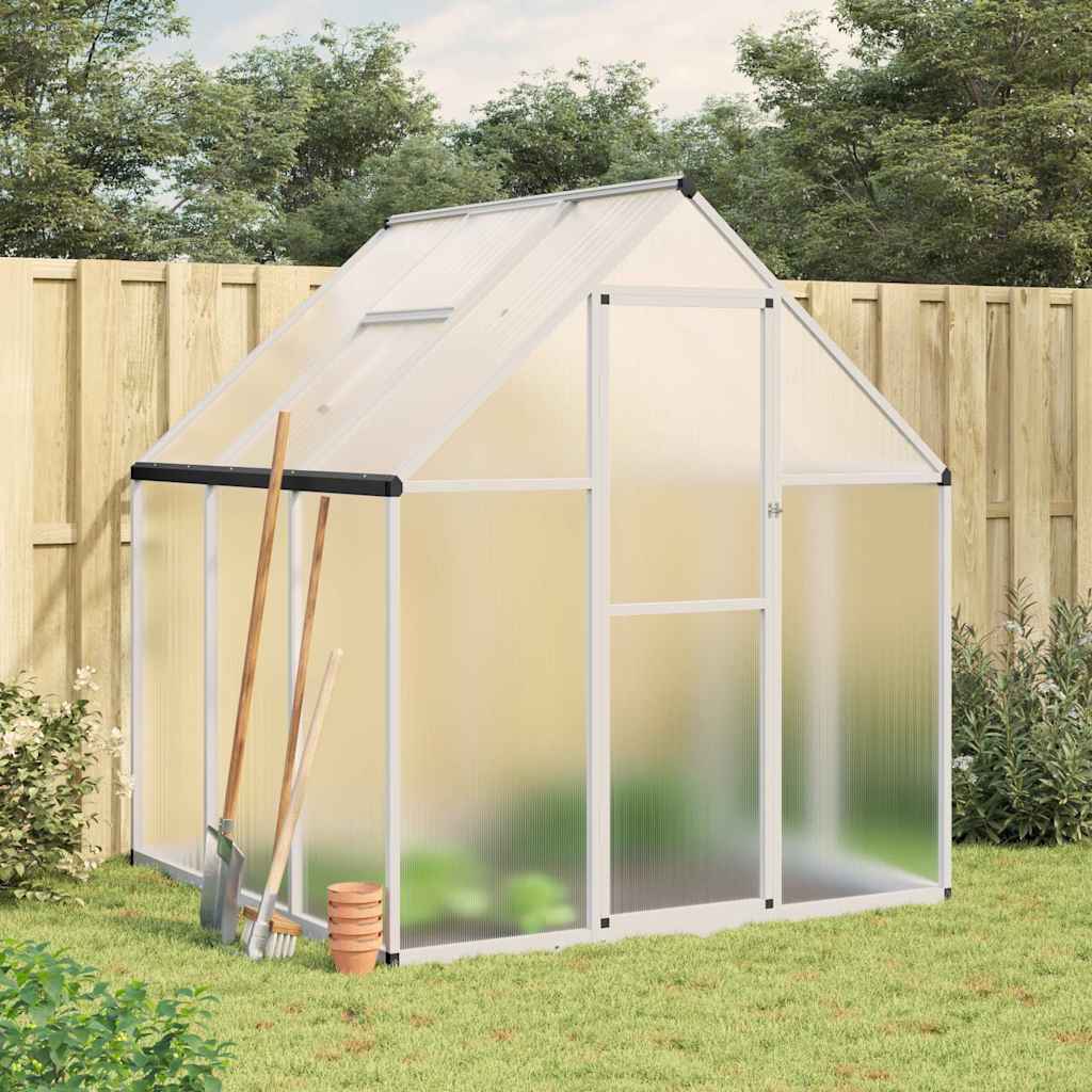 Greenhouse With Base Frame Aluminium