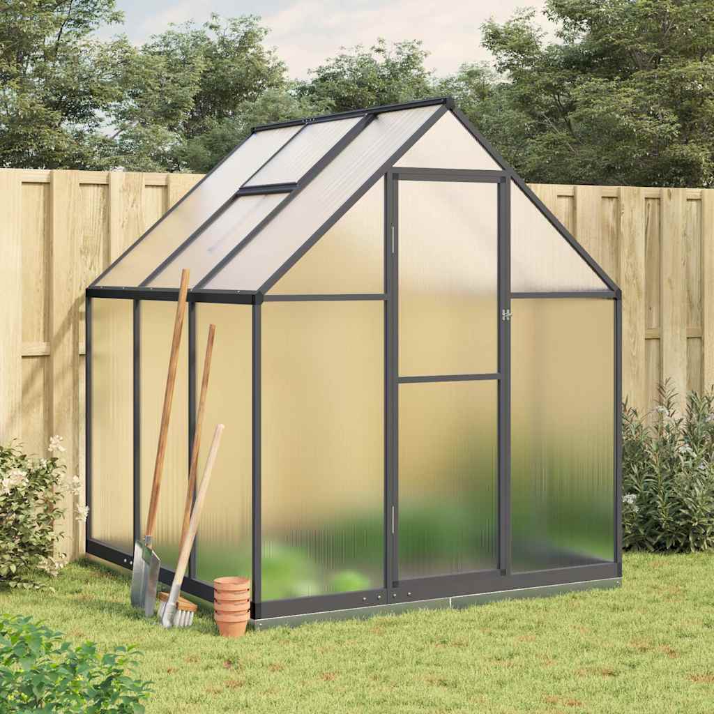 Greenhouse With Base Frame Aluminium